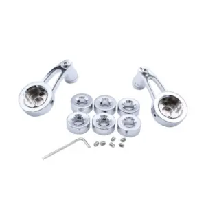 Mastodon Billet Window Handle Chrome