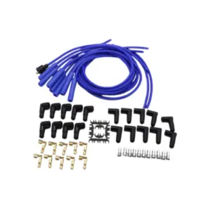 Mastodon Universal Ignition Wire Set 8.5mm 180 Deg - Blue