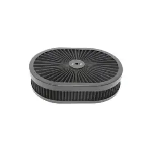 Mastodon Full Flow Round Air Filter Assembly Kit BLK 12X2