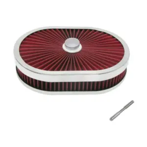 Mastodon Full Flow Round 12X3 Air Filter Red