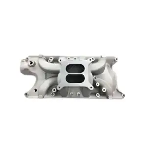 Mastodon Intake Manifold, Dual Plane Aluminum, SBF