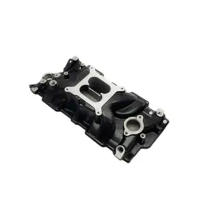 Mastodon Intake Manifold, SBC, Dual Plane, Black