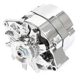 Mastodon Alternator 1 Wire 140 Amp V-belt – Chrome