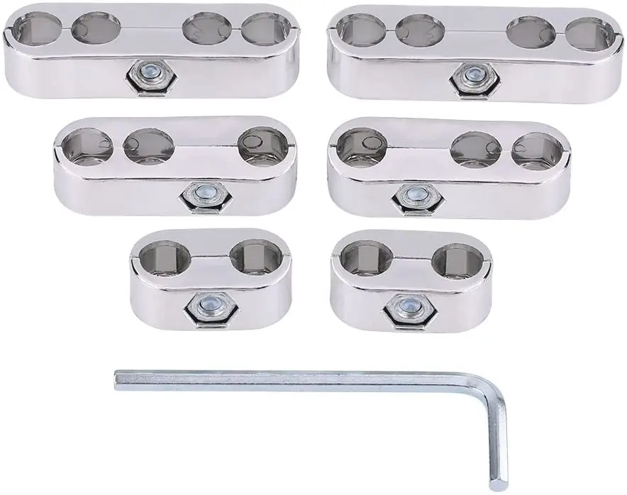 Mastodon Chrome 7mm/8mm Spark Plug Wire Separators