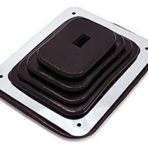 Mastodon Rubber Shifter Boot with Plate (Chrome)